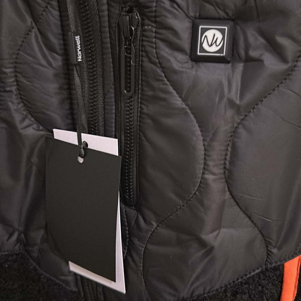 Not well black heater vest Sz S